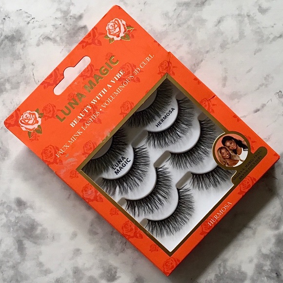 New 4 Pair Luna Magic ‘Hermosa’ Faux Mink Lashes - Picture 9 of 12